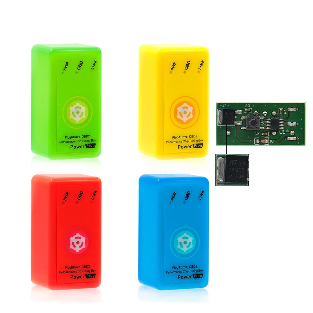 Power Prog для стандартного поколения Nitro OBD2 с кнопкой сброса большей мощностью и