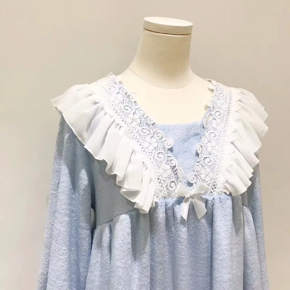Женская длинная ночная рубашка зимняя одежда для сна|long nightgown|nightgown sleepwearwomens long