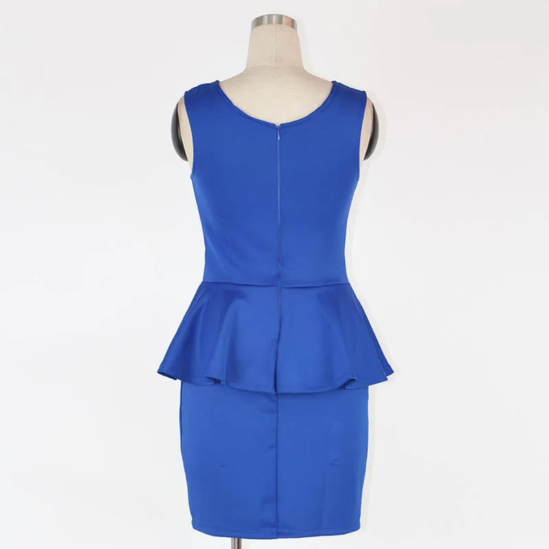 Лоскутное элегантное платье на молнии сзади 2017 сексуальное с квадратным