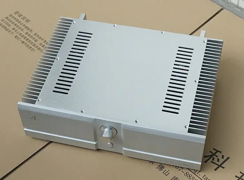BZ4312A2 серебристый алюминиевый усилитель шасси коробка amp DIY чехол 430*310*120|Усилители