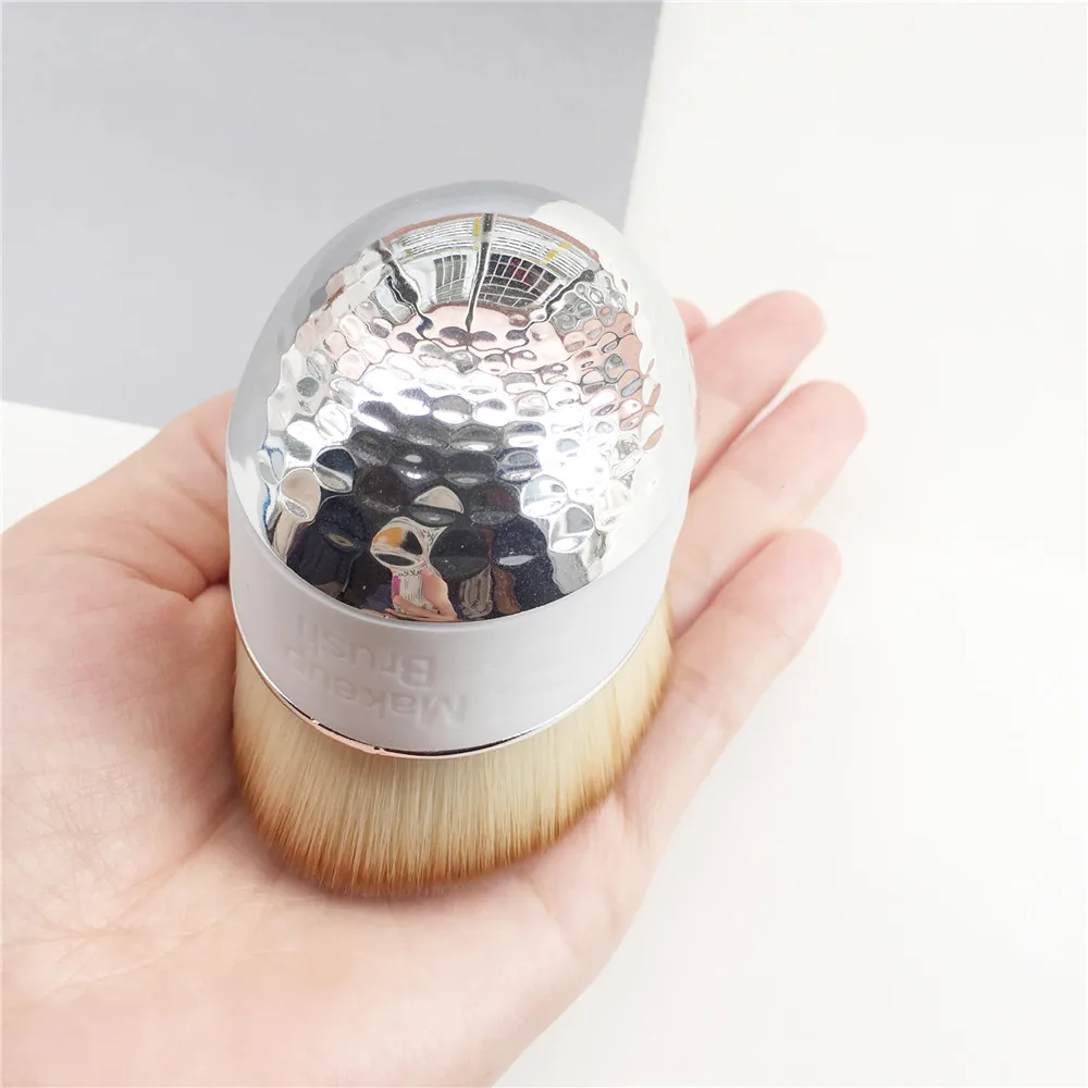 Роскошная кисть для лица ладонь-Элитная очень большая головка для тонального крема жидкая пудра бронзер-Кисть для макияжа блендер инструмент
