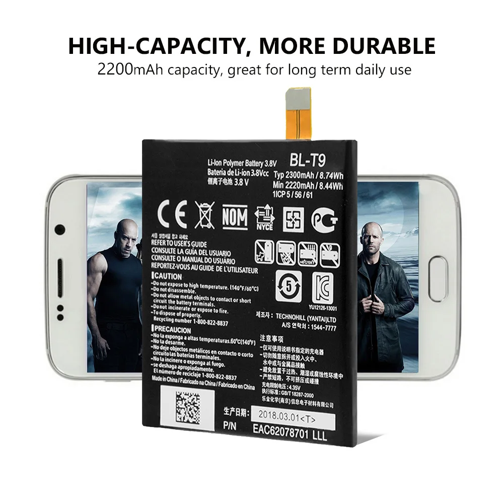Аккумуляторная батарея 3 8 V 2220mAh литий ионная аккумуляторная Li Po BL T9 для LG Optimus G Pro