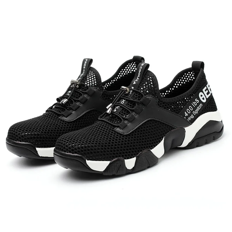 Сетчатая дышащая защитная обувь для мужчин и женщин со стальным носком