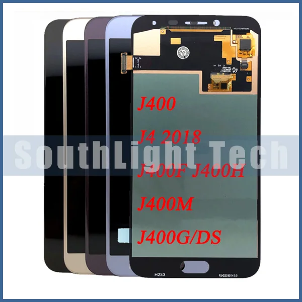 

Super Amoled HD for Samsung J4 J400 J400F J400F DS J400G DS 2018 LCD Display with Touch Digitizer 5.5inch Screen Replacement