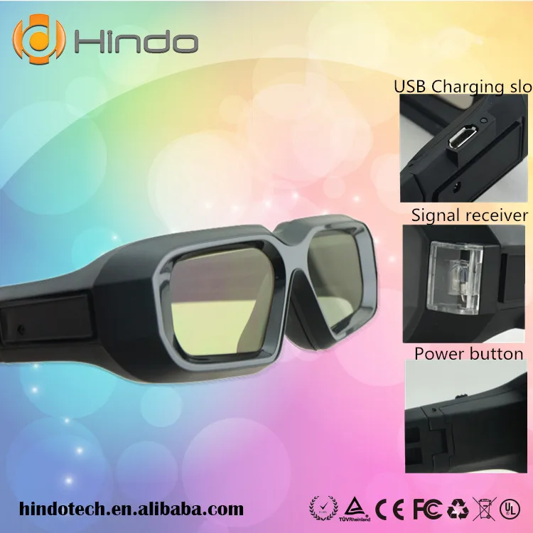 Активные 3d очки с затвором DLP 2 шт. для телефона LINK 3D Optoma Sharp LG Acer BenQ W1070 MX520 W1080ST W700