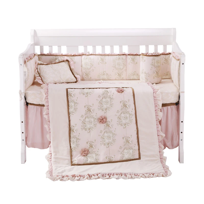 7 шт. детская кроватка комната спальня детские постельные принадлежности с