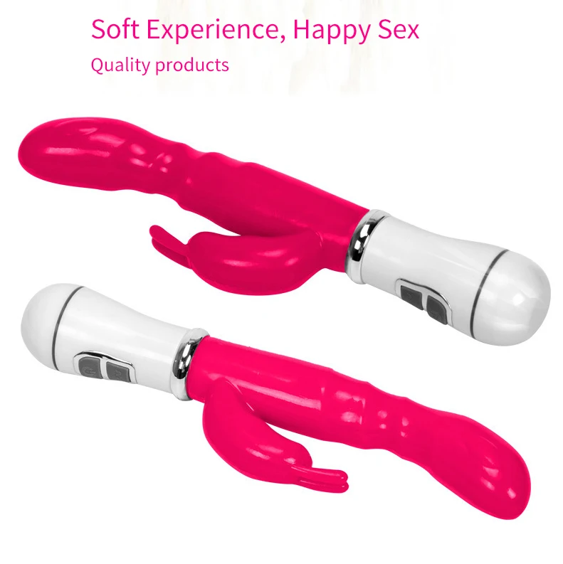 12 Скоростей Сильный Вибратор Кролика Стимулятор клитора G-spot массажер интимные