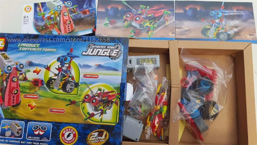 LOZ серия роботов электронные блоки сборные строительные игрушки DIY развивающие