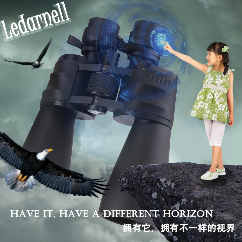 Бинокль Ledarnell 10 30X60 Zoom увеличительный BAK4 объектив Оптический бинокулярный