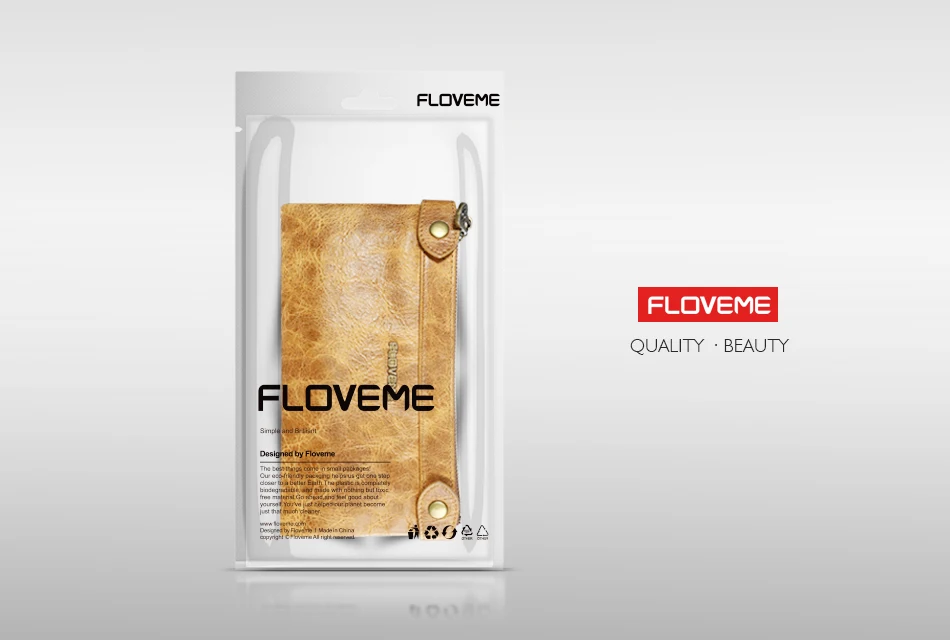 FLOVEME чехол-кошелек для iPhone 6, 6 S, 7, 8 Plus, X из искусственной кожи, ретро чехол на молнии, сумочка для samsung Galaxy S8, S9 Plus, Note 9, чехол