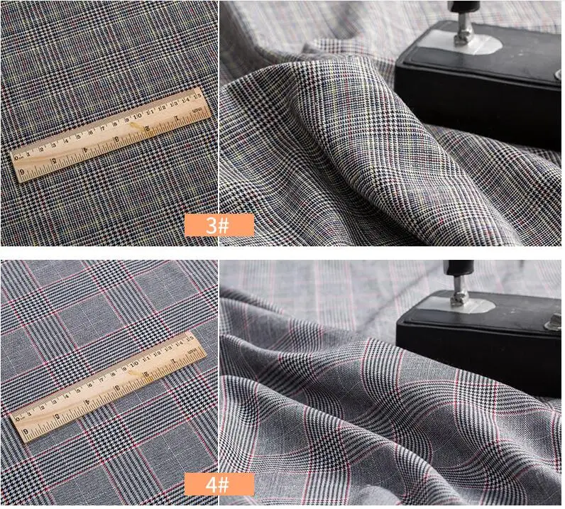 Валлийская клетчатая поли хлопчатобумажная нить красящая ткань для костюма