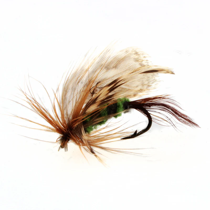 Нахлыстом Мух Сухой Бабочка Рыболовные Приманки и Лосось Форель Fly 48 шт./лот |