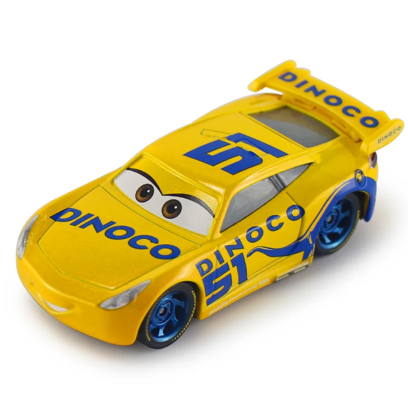 Disney Pixar Cars 2 3 Новое сказочное освещение McQueen Jackson Storm Cruz Ramirez металлическая машина модель детская Рождественская игрушка-лучший подарок - Цвет: Cruz 51