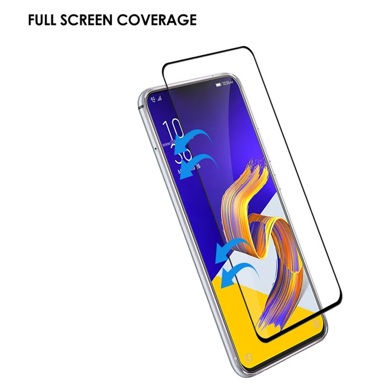 2 шт. закаленное 3D стекло для Asus Zenfone 6 6Z 2019 ZS630KL полноэкранная Защитная пленка |