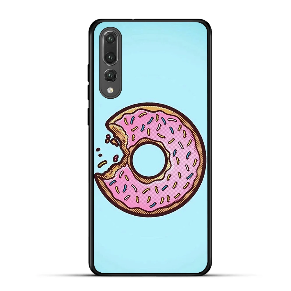 Черный мягкий роскошный задняя крышка из ТПУ для Huawei P10 lite чехол P8 P9 P20 Pro Mate 10 Lite 20 P