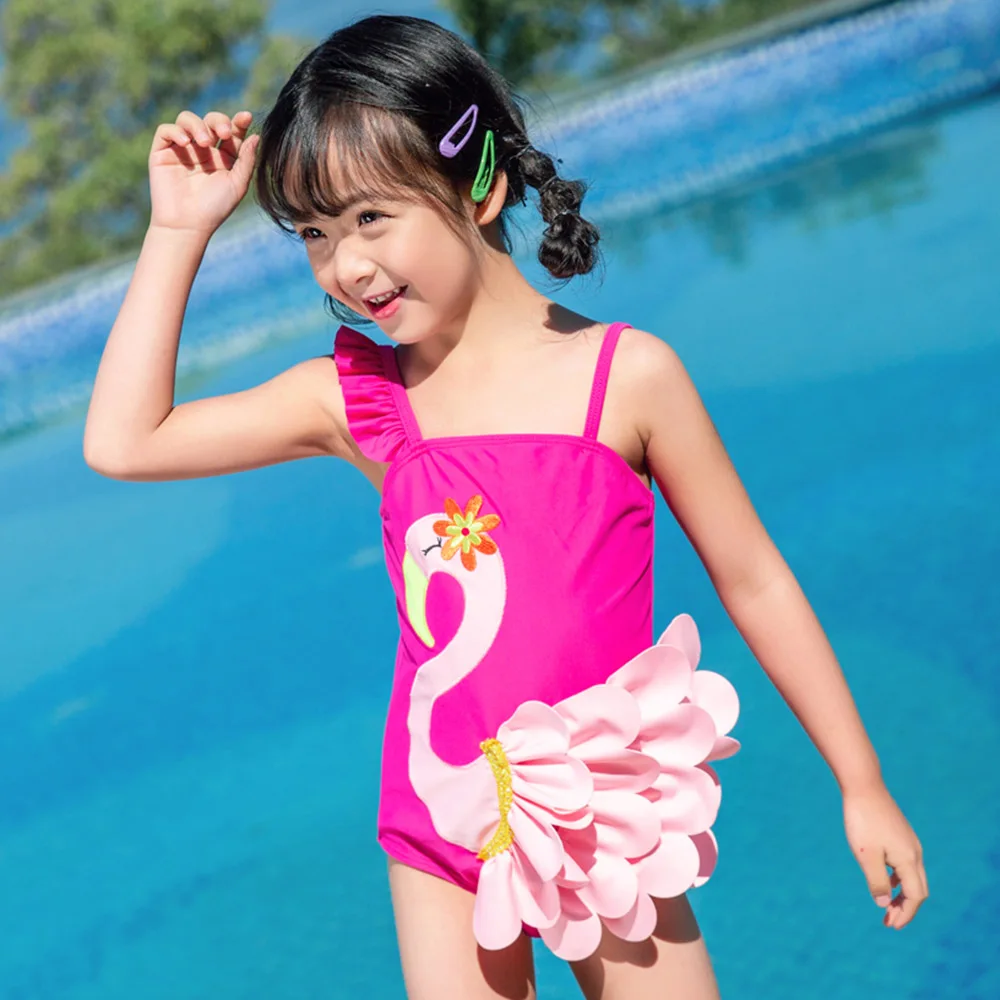 2019 Детские купальники для девочек Цельный Детский купальник детский купальный