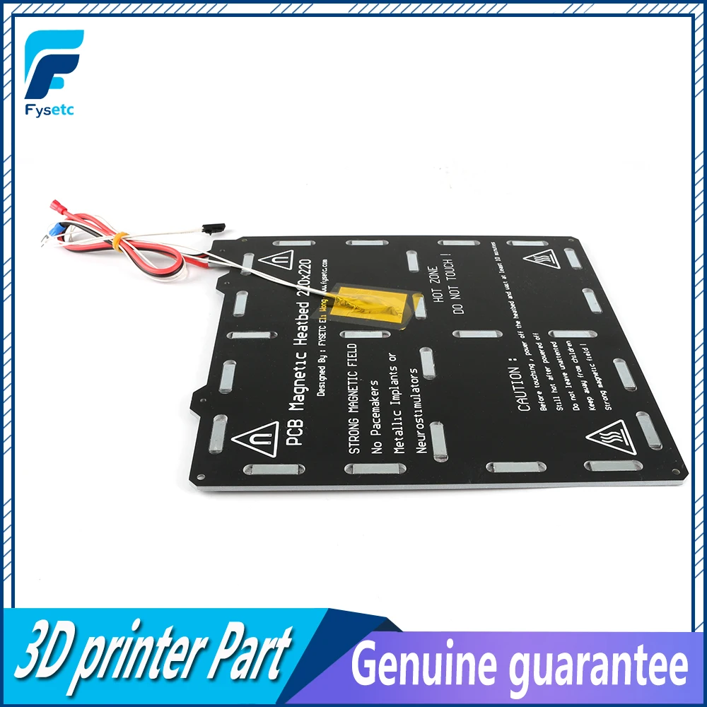 220*220mm 3D Printer MK3 Magnetic Heatbed 220X220mm 24V 3mm Thick Wiring Thermistor Kit With Magnet For Ender 5 Parts | Компьютеры и
