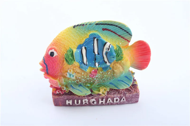 Креативный Египет Хургада рыба Фараон Смола 3D Сувенир подарок магнит на