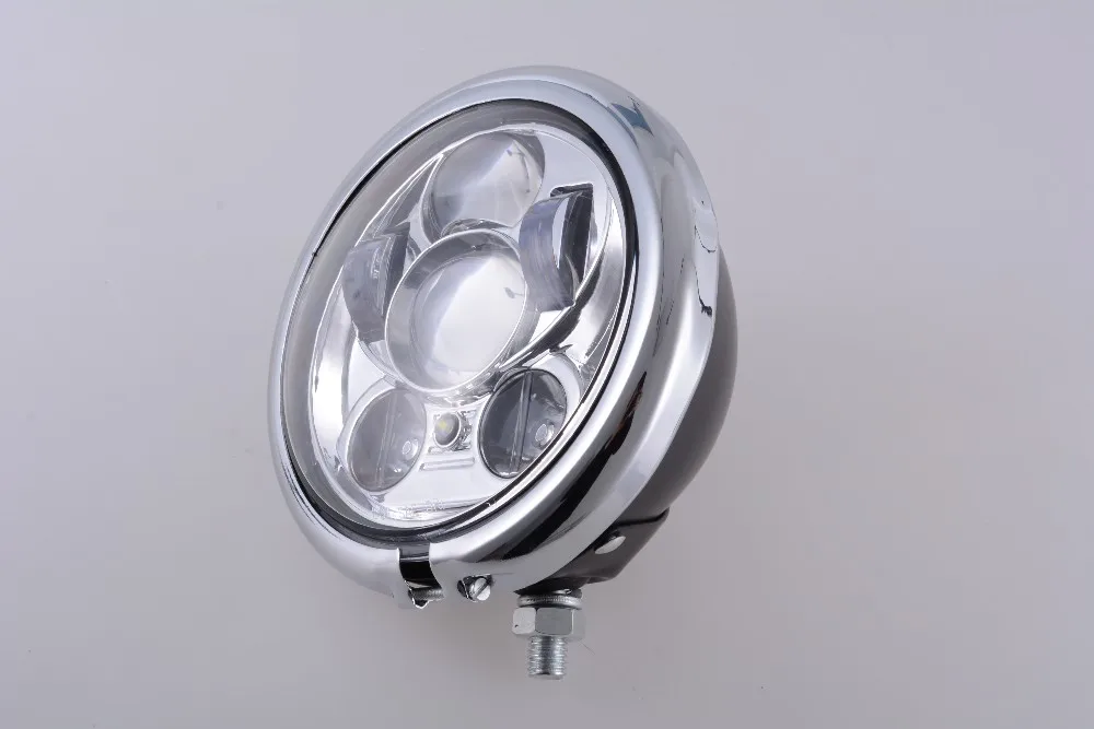 5 75 дюймов хром/черный мотоцикл фара корпус ведро для Harley сборки|motorcycle headlight