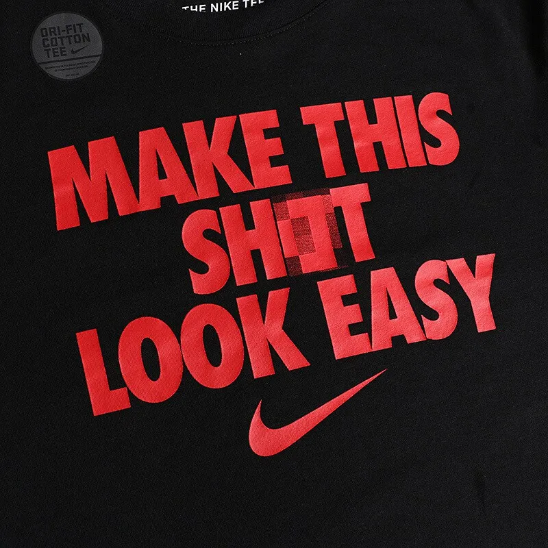 Оригинальный Новое поступление 2018 NIKE DRY TEE DF легко выглядят мужские футболки с