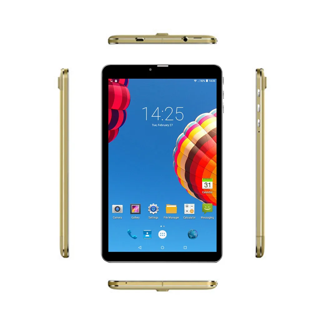 Interpad 7 дюймов Android Планшеты MTK6582 1 5 ГГц ips 2.5D изогнутый экран 1280*800 WiFi gps USB SIM телефон