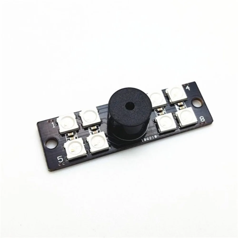 Портативный супер мини 2 в 1 WS2812B светодиод и 5 активный зуммер для FPV NAZE32 Skyline32 F3