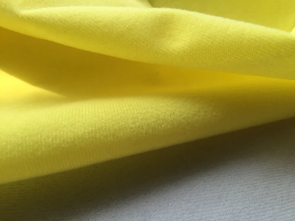 1 метр лимонно-желтая ткань для самостоятельного шитья мягкие игрушки материал