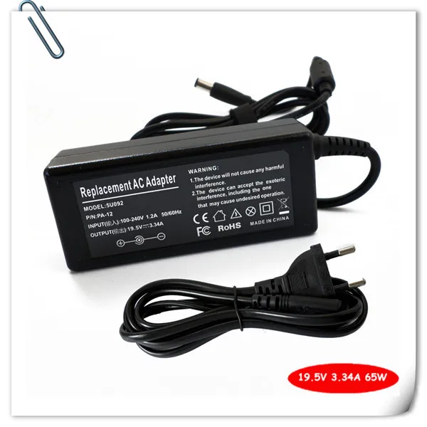 

Notebook AC Adapter Battery Charger for Dell VOSTRO 1000 1300 1400 1500 1501 1510 PA-12 PA-2E 65w Laptop Power Supply Cord