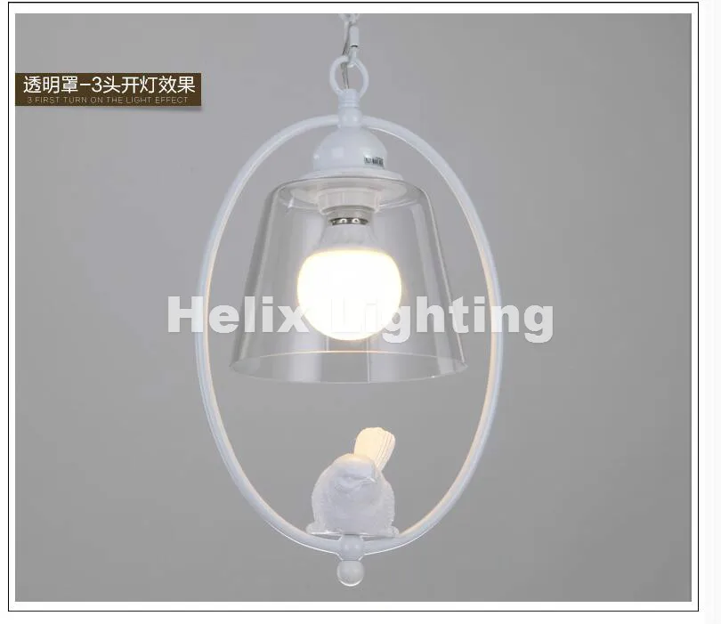 Светодиодная Подвесная лампа E27 для ресторана и спальни креативный