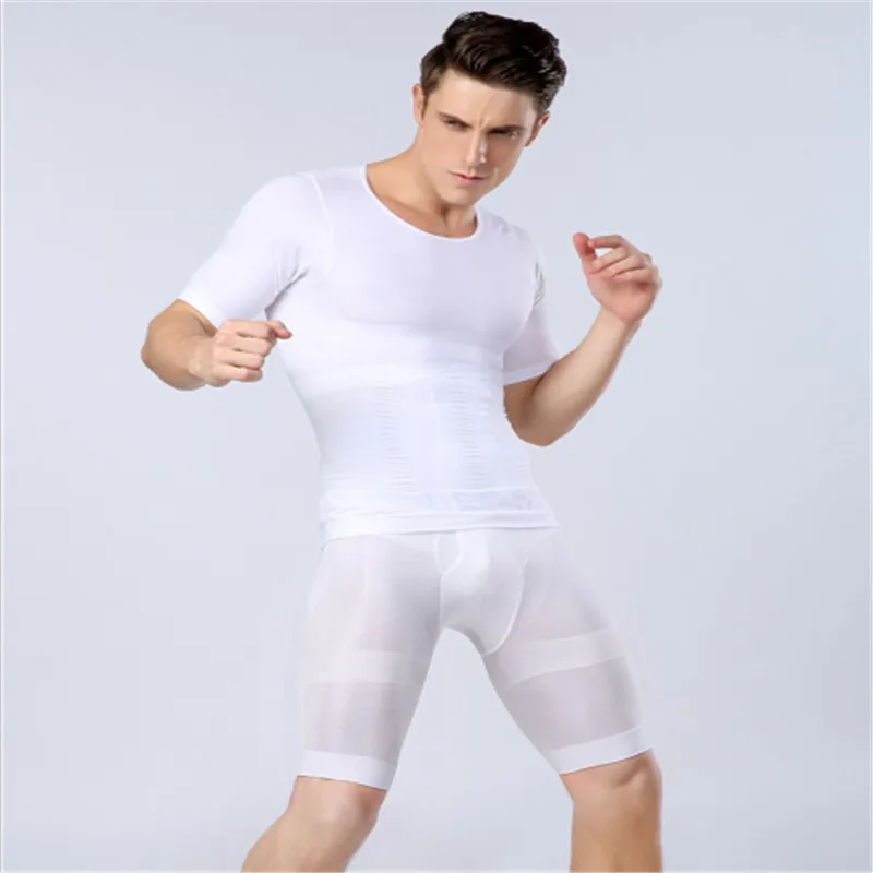 Men Butt Lifter Pants Compression Belly Trainer Control Bodybuilding Underwear Slimming Tummy Trimmer High Waist Shapers Shorts