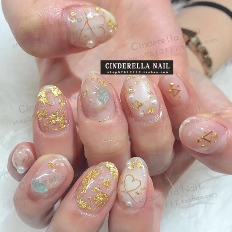 3 шт./лот 2016 новые японские металлические рулоны медный провод линия DIY 3D ногтей