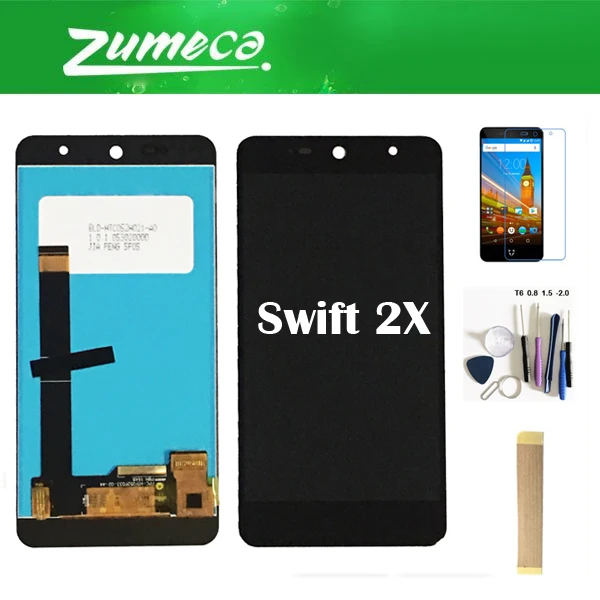 ЖК дисплей 5 2 дюйма для Wileyfox Swift 2X сенсорный стеклянный датчик в сборе с