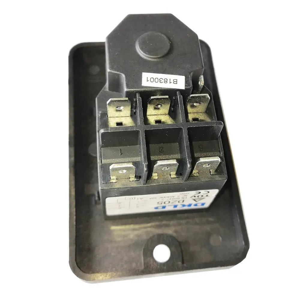 DKLD DZ05 7pins IP55 380VAC 10A водонепроницаемый электромагнитный кнопочный переключатель