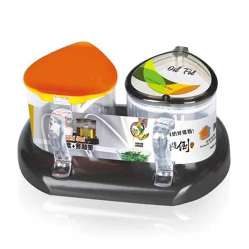 Прозрачные пластмассовые для приправ коробка с ложкой хранения специй ящик