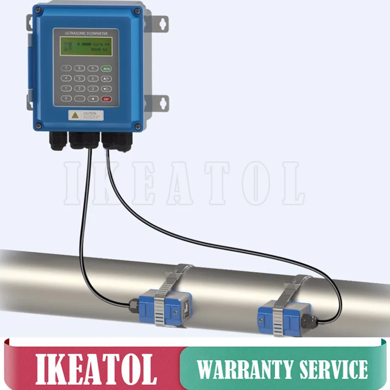 

TUF-2000B-TM-1 Transducer DN50mm-DN700mm Ultrasonic liquid flow meter IP67 protection wall-mounted type flowmeters