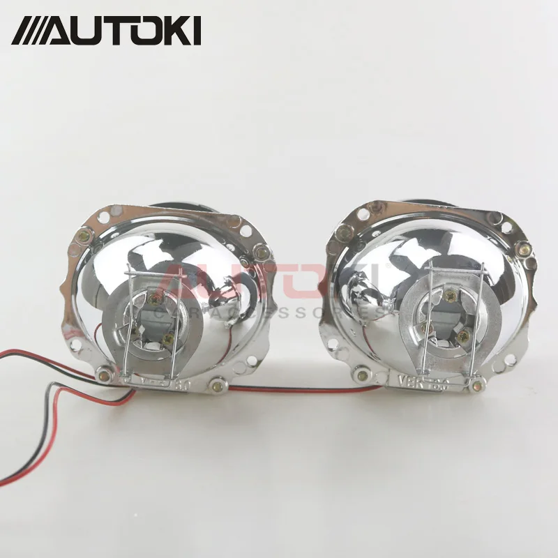 Autoki 2 5 дюймовый мини WST HID биксеноновый объектив проектора + кожухи LHD RHD для