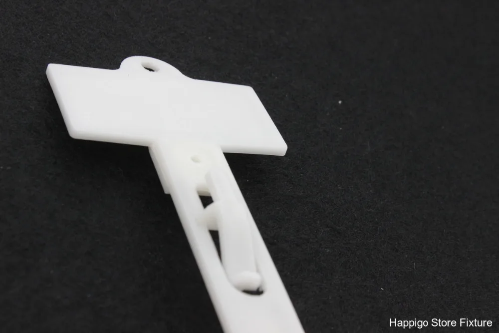 500 шт PP пластиковая вешалка держатель для товара крючок полоса Розничная