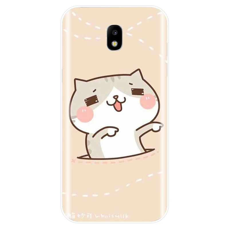 Kawaii Molang мультфильм аниме собака ca чехол для телефона Samsung Galaxy J3 J4 J6 J8 2018 J5 J7 2017 2016