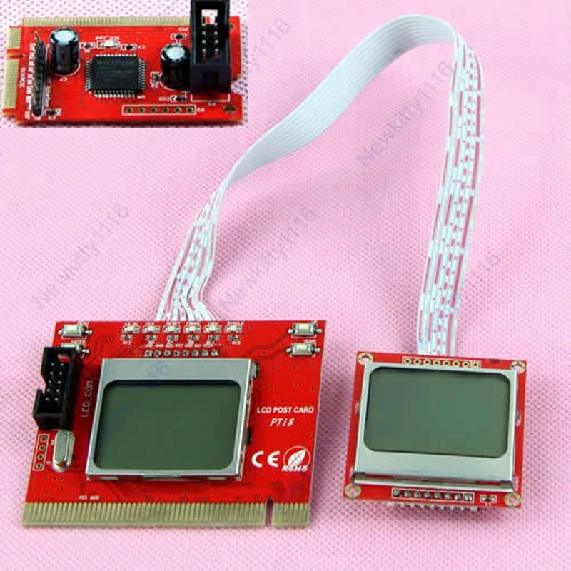 PC Dual lcd Mini PCI-E PCI LPC Диагностический Анализатор Post тестовые отладочные карты