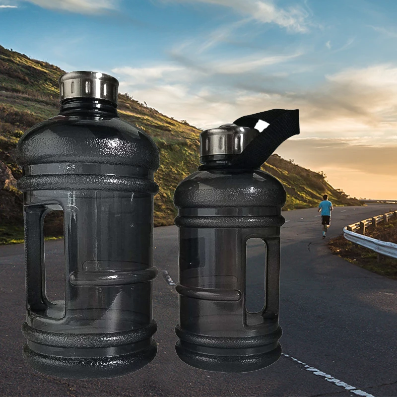 1000 мл/2200 мл Спортивная бутылка для воды для тренажерного зала bpa, для улицы, моя емкость, для тренажерного зала, Половина галлонов, для фитнеса, тренировок, кемпинга, бега, тренировок