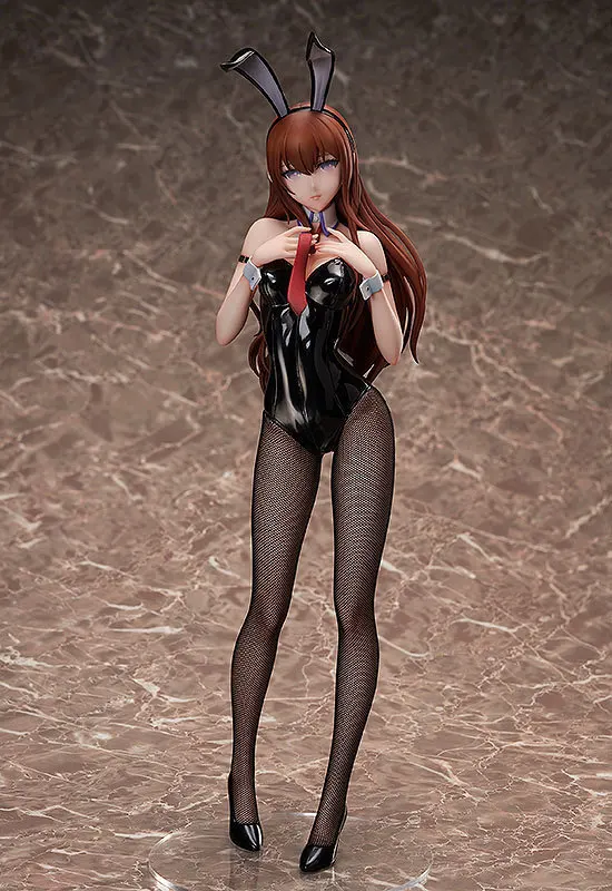 Steins Gate макисэ курису фигурки освобождение сексуальная девушка зайчик Черная форма модель игрушки 34 см