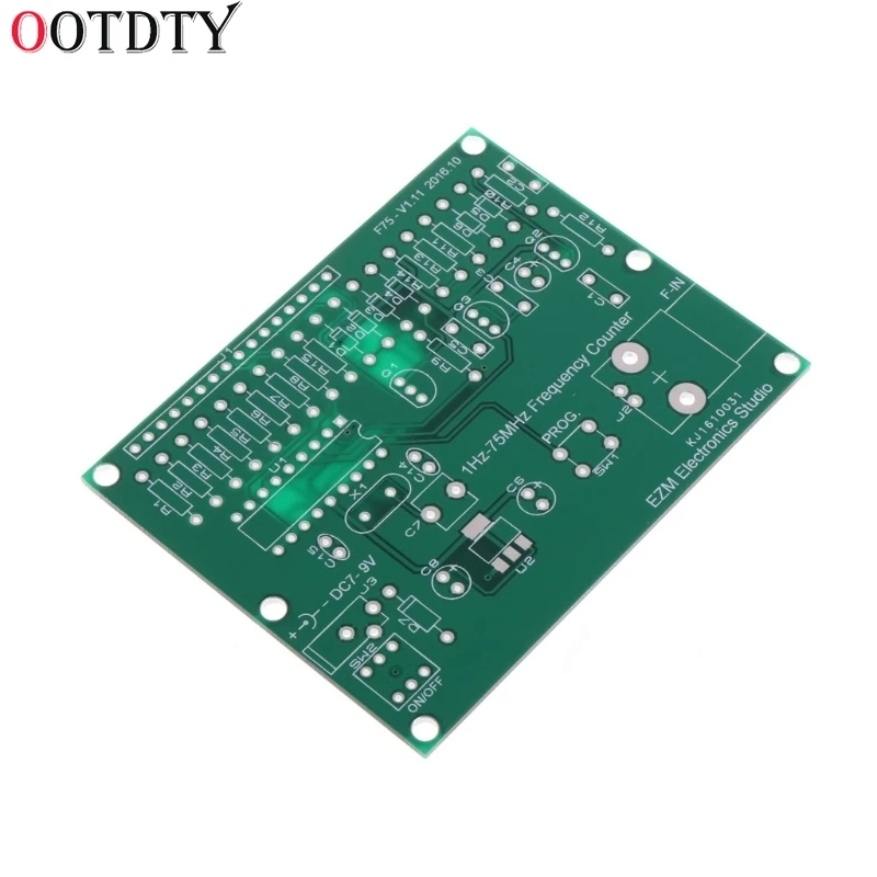 OOTDTY 1Hz-75MHz Frequency Counter 7V-9V 50mA DIY Kit Cymometer Module Tester Meter | Инструменты