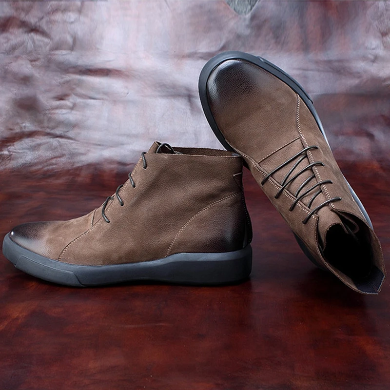 Винтажное торжественное платье Мужская обувь ручной работы на плоской платформе