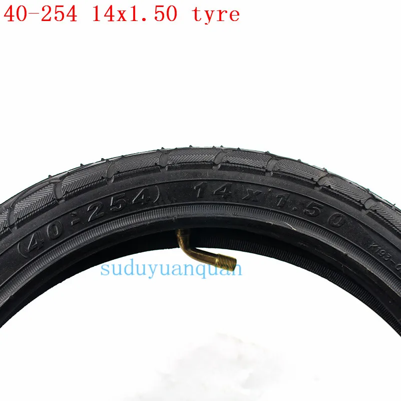 14x1,5 ''шины 40-254 труба подходит для складной велосипед детский велосипед 14 дюймов внутренняя внешняя Резина