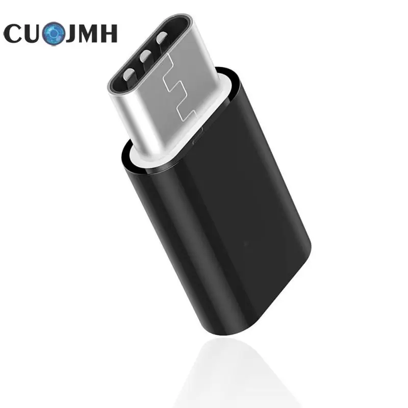 Черный Тип-C разъем Micro USB 2,0 5Pin Женский данных адаптер переходник USB Тип C адаптер лучшая цена 1 шт