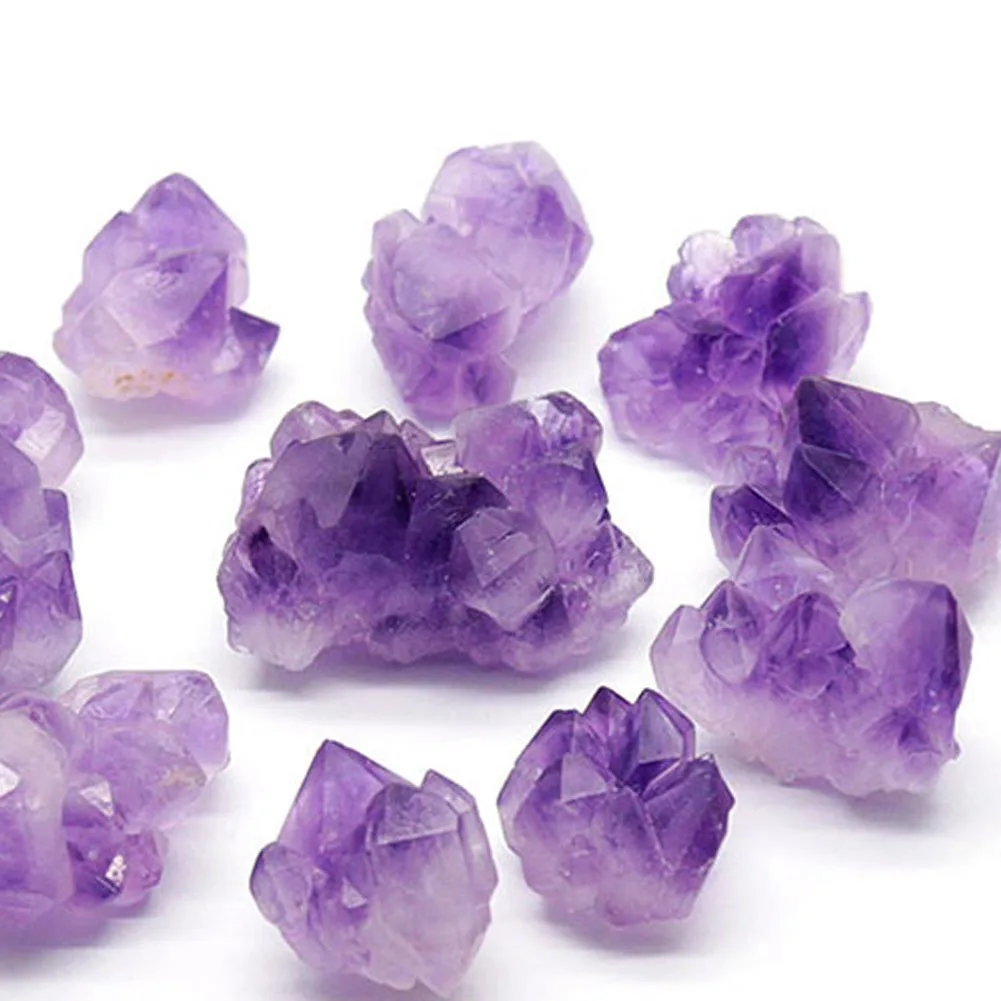 Druzy 1 шт случайный (10 25 мм) форма кристаллы аметиста кварц кластера Drusy