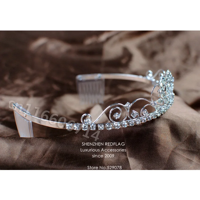 Хрустальные тиары принцессы и повязка в виде короны для девочек корона