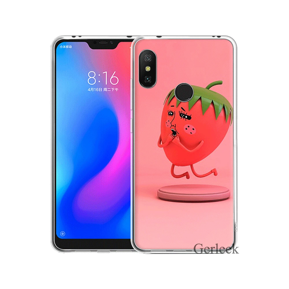 Чехол для телефона 3D Клубника банан бонсай Xiaomi Mi 5 5S 6 8 SE A1 A2 5X 6X Lite Mix 2S F1 Shell |