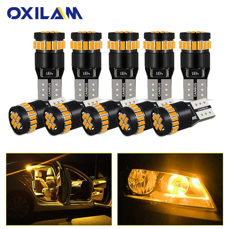 

Светодиодсветильник лампа OXILAM 10x Canbus T10 W5W, освещение салона автомобиля, освещение для Seat Leon 2 fr Ibiza 6l 6j Altea Cordoba Toledo, парковочная лампа
