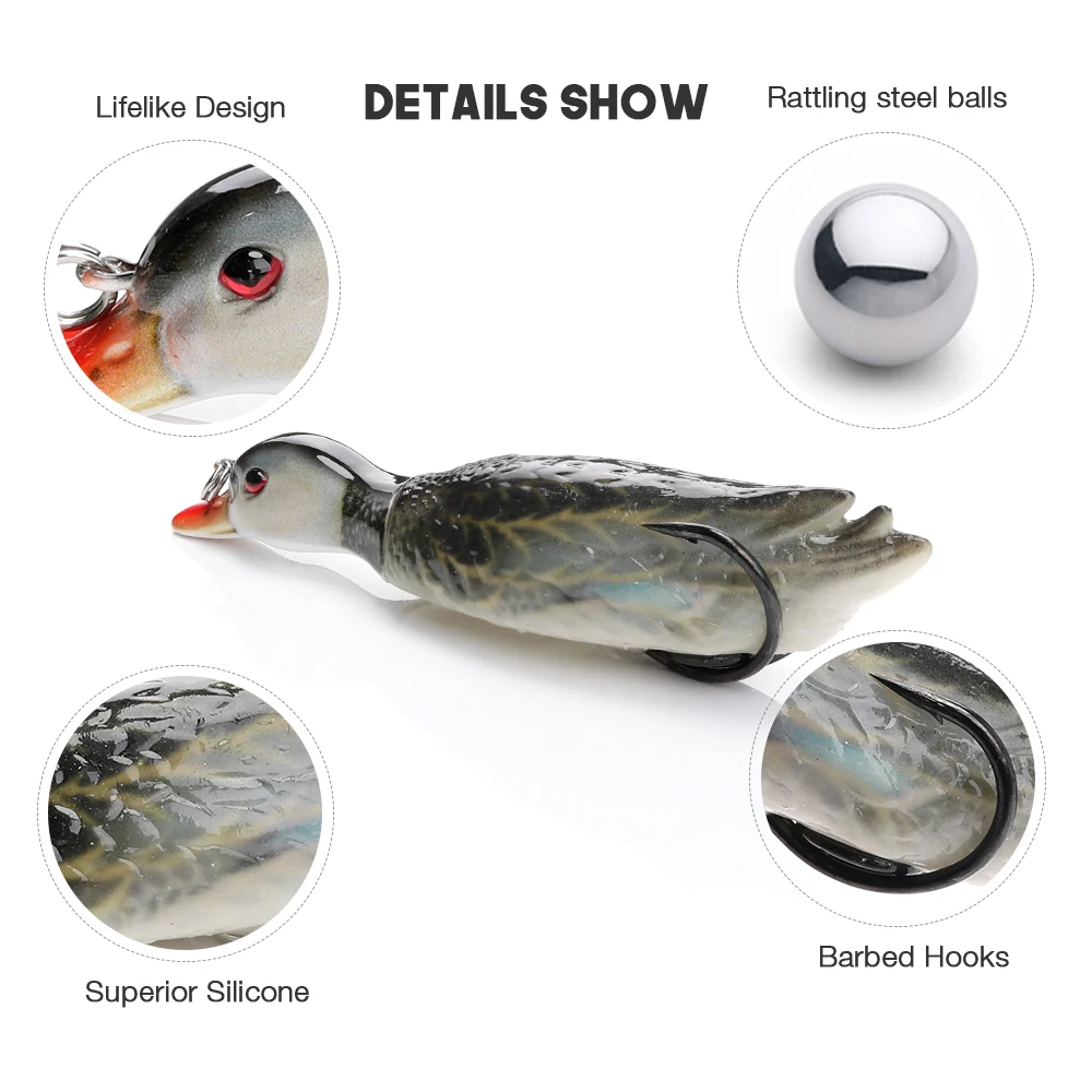 Рыболовные воблеры Crankbait 13 см 69 г Реалистичная большая мышь искусственная